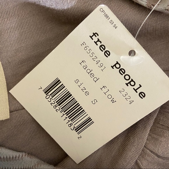 NWT Free People Floral Mini Bodycon Dress Size S - Picture 13 of 13